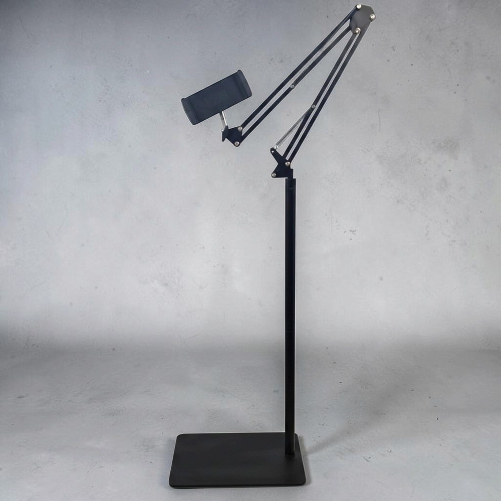 Overhead Phone Holder Floor Stand Content Creator Video Recording Mount Art